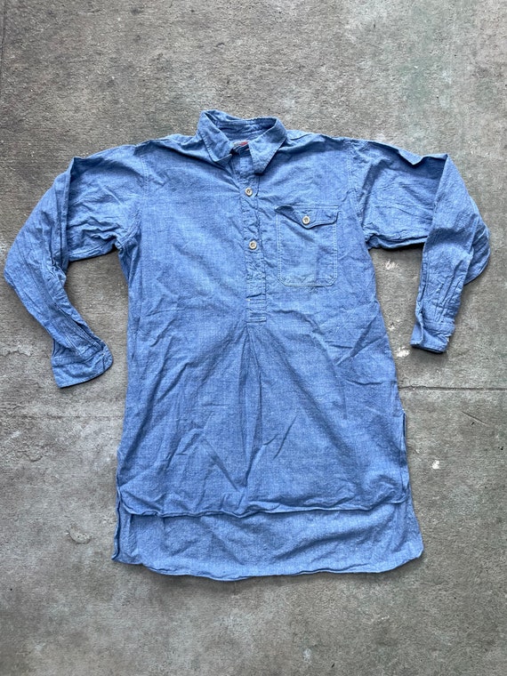 Chambray French Workwear Shirt - image 1