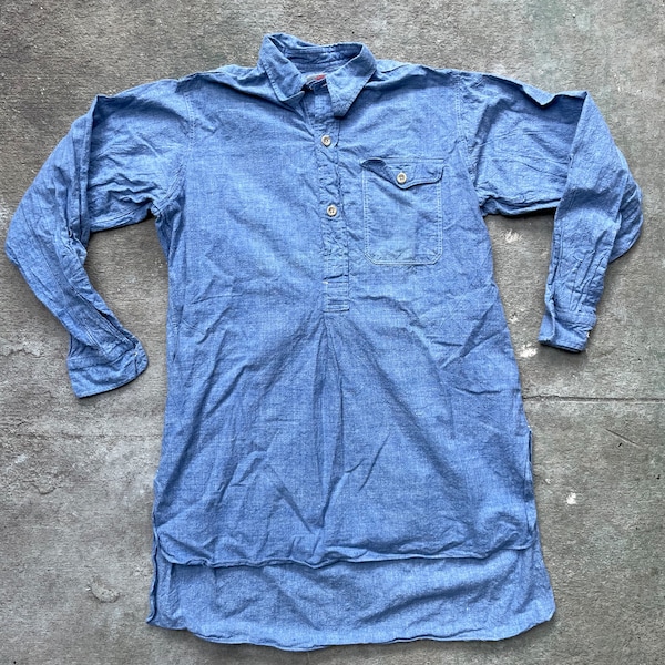 French Chambray Workwear Shirt