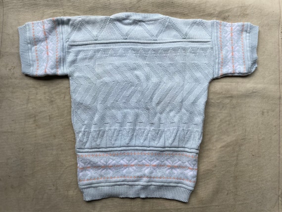 Vintage Short Sleeve Knit Sweater - image 2