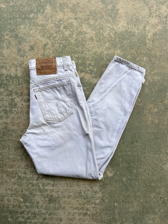 Levi’s Orange Tab 950 White Jeans