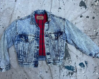 levis flannel lined trucker jacket