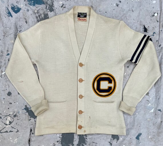 varsity style sweater