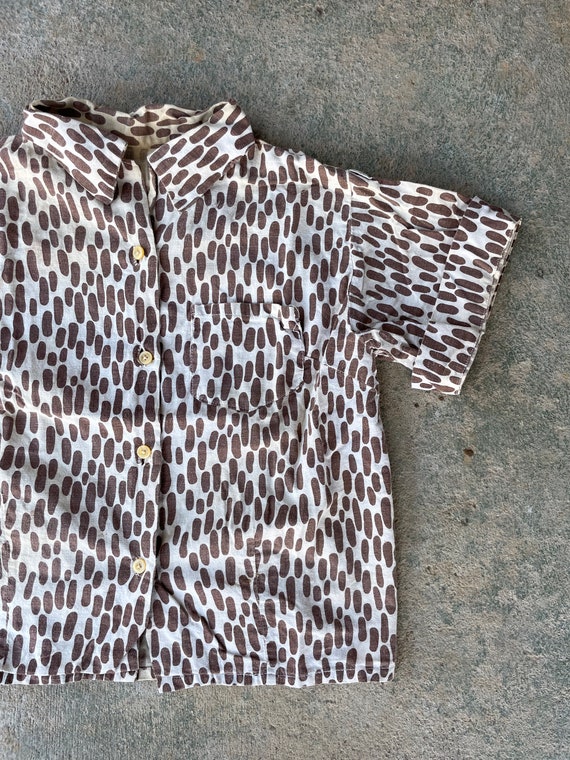 1950s Women's Button Up Oxford Shirt - image 3