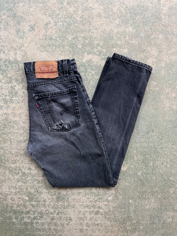 Vintage Black Levis 512 Jeans