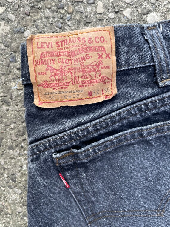 Black Levis 501 Denim - image 6