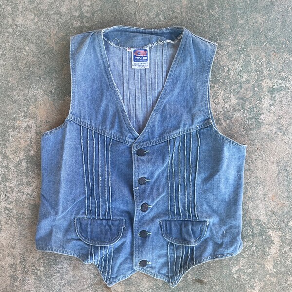 Vintage Denim Vest