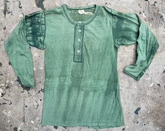 Distressed Henley - Etsy