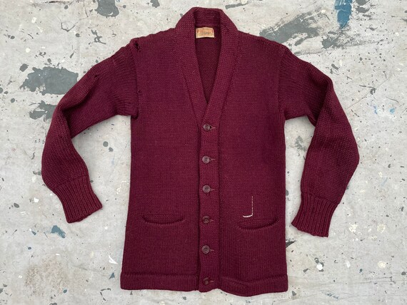 40s Wool Cardigan - image 1