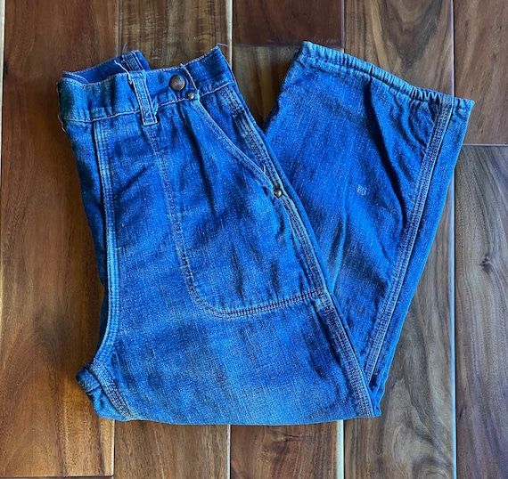 Flannel Lined Side Zip Jeans, Kids