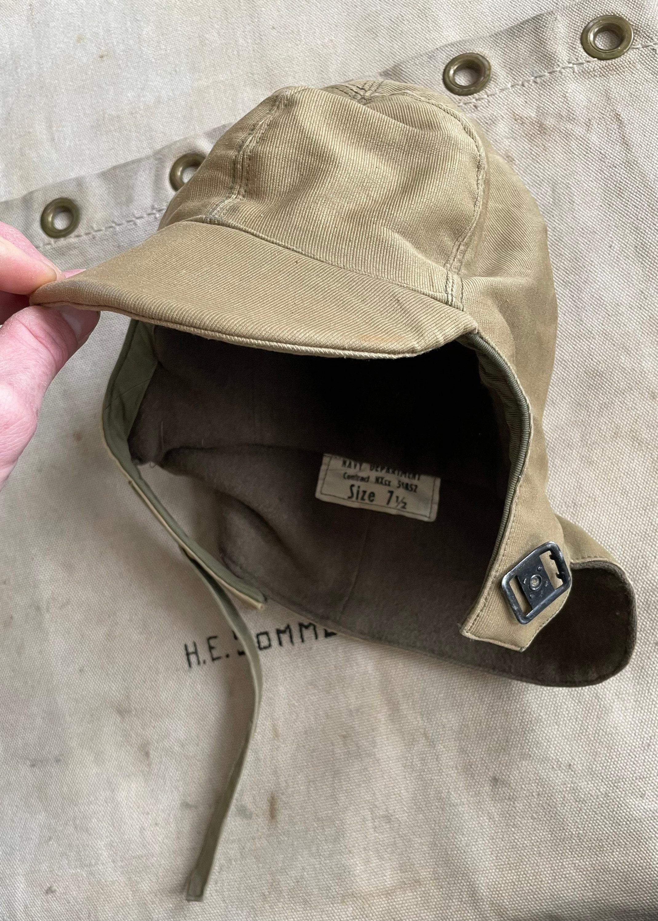 40s USN Flight Deck Cap - Etsy Israel