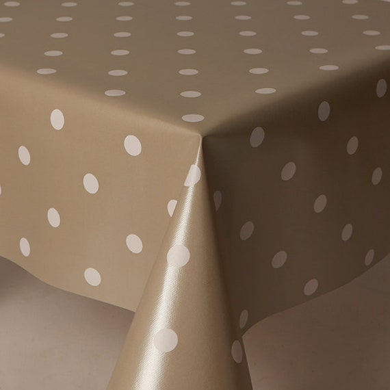 Mint Green Polka Dot PVC Tablecloth Vinyl Oilcloth Kitchen Dining Table Mint Green Polka Dot PVC Tablecloth Vinyl Oilcloth Kitchen Dining Table