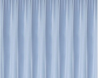Traditional Plain White Lead Weighted Net Curtain Sold by the Metre in width (sue)