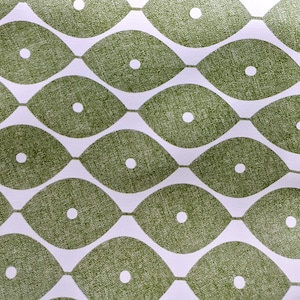 Mantel de PVC Hoja abstracta Verde Limpiar con un trapo, Mantel de vinilo/plástico en varios tamaños