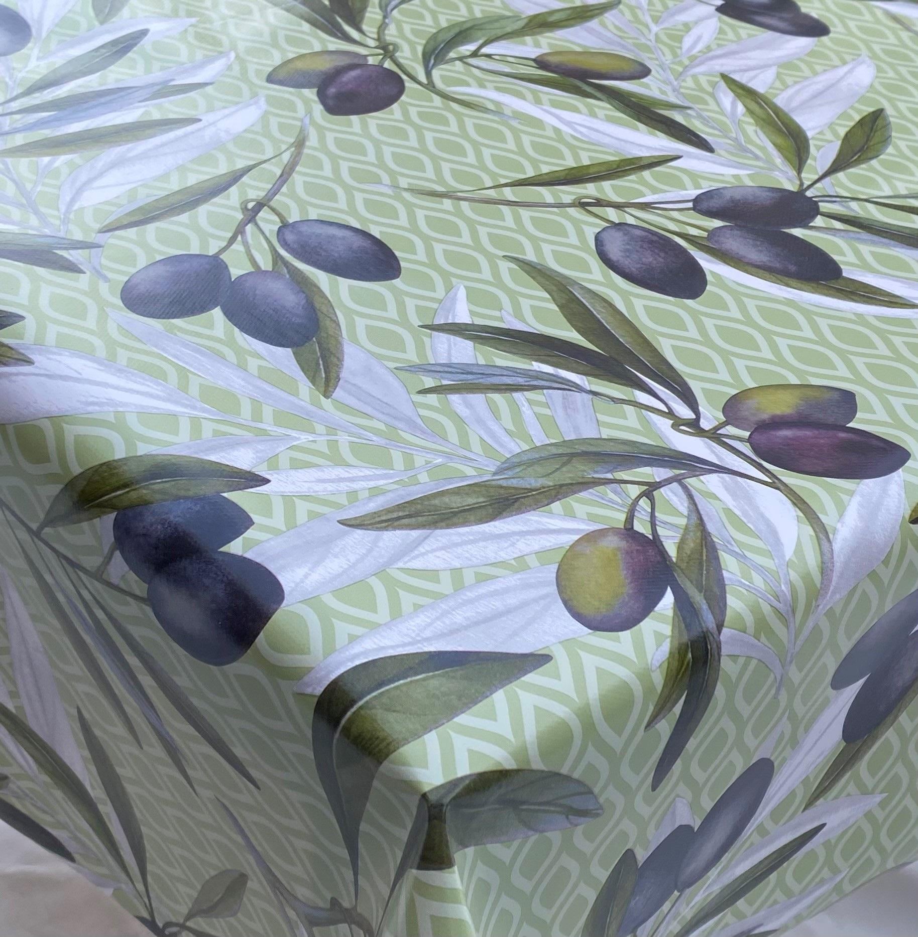 Home Direct Extra Wide Oilcloth PVC Wipe Clean Tablecloth (Round 160cm