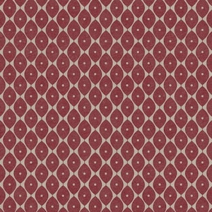 PVC Tablecloth Abstract leaf Muted Red Wipe Clean, Vinyl / Plastic Table Cloth in various sizes