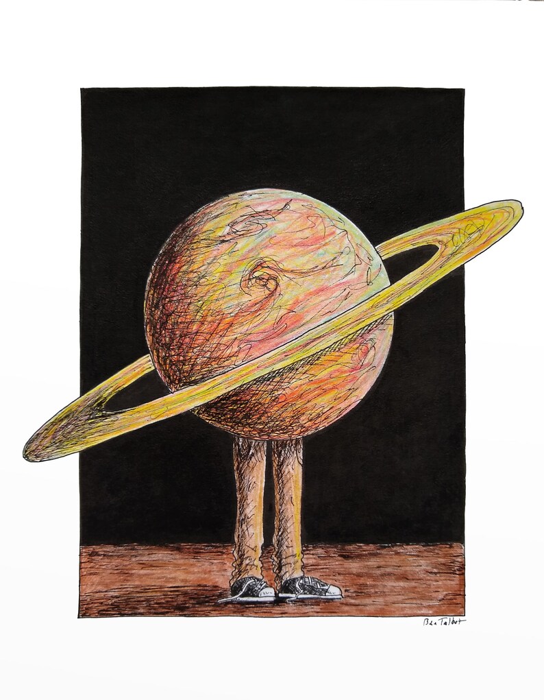 Original Space Drawing, Funny Outer Space, Funny Alien Art, Trippy ...