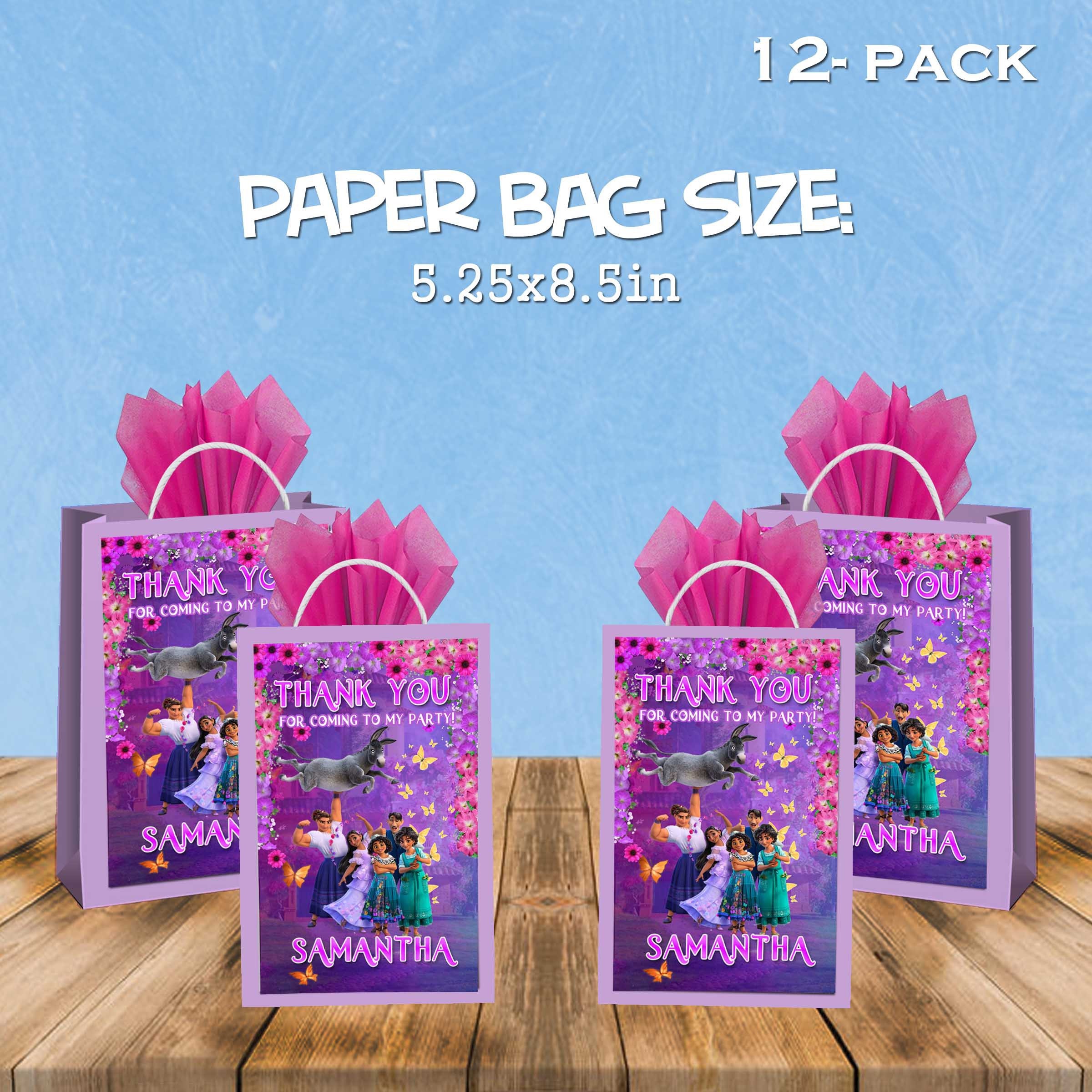 Encanto Favor Bags Gift Bags Candy Bags 12pack Etsy