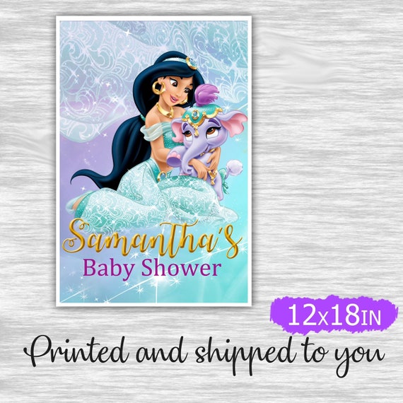 princess jasmine baby shower