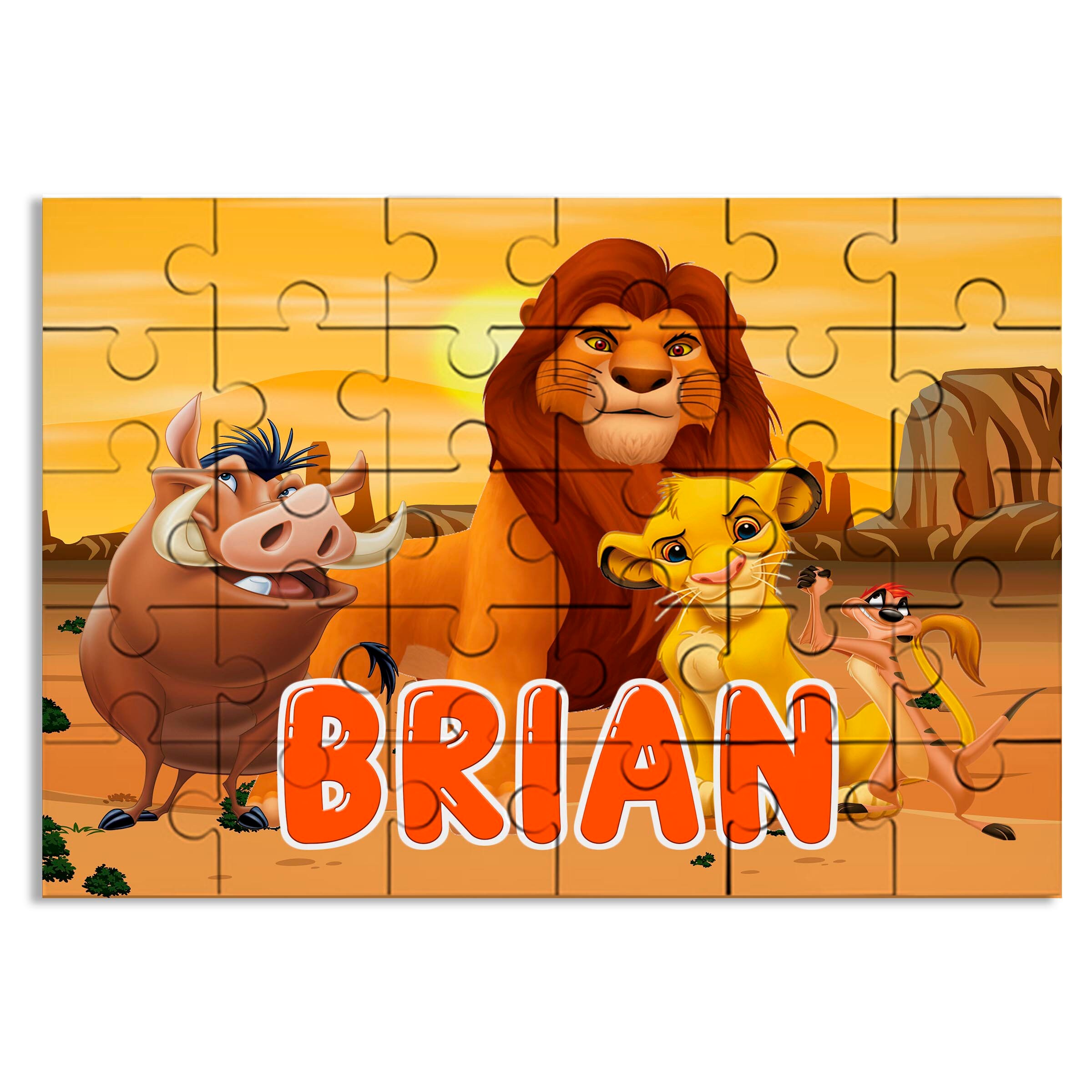 Lion King Puzzle - Etsy Australia