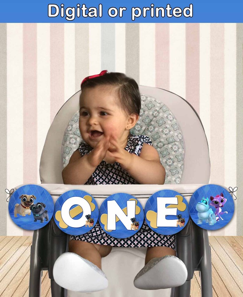 Puppy Dog Pals High Chair Banner Digital or Printed Etsy