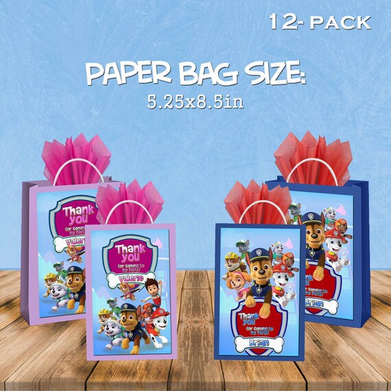 paw patrol candy bags