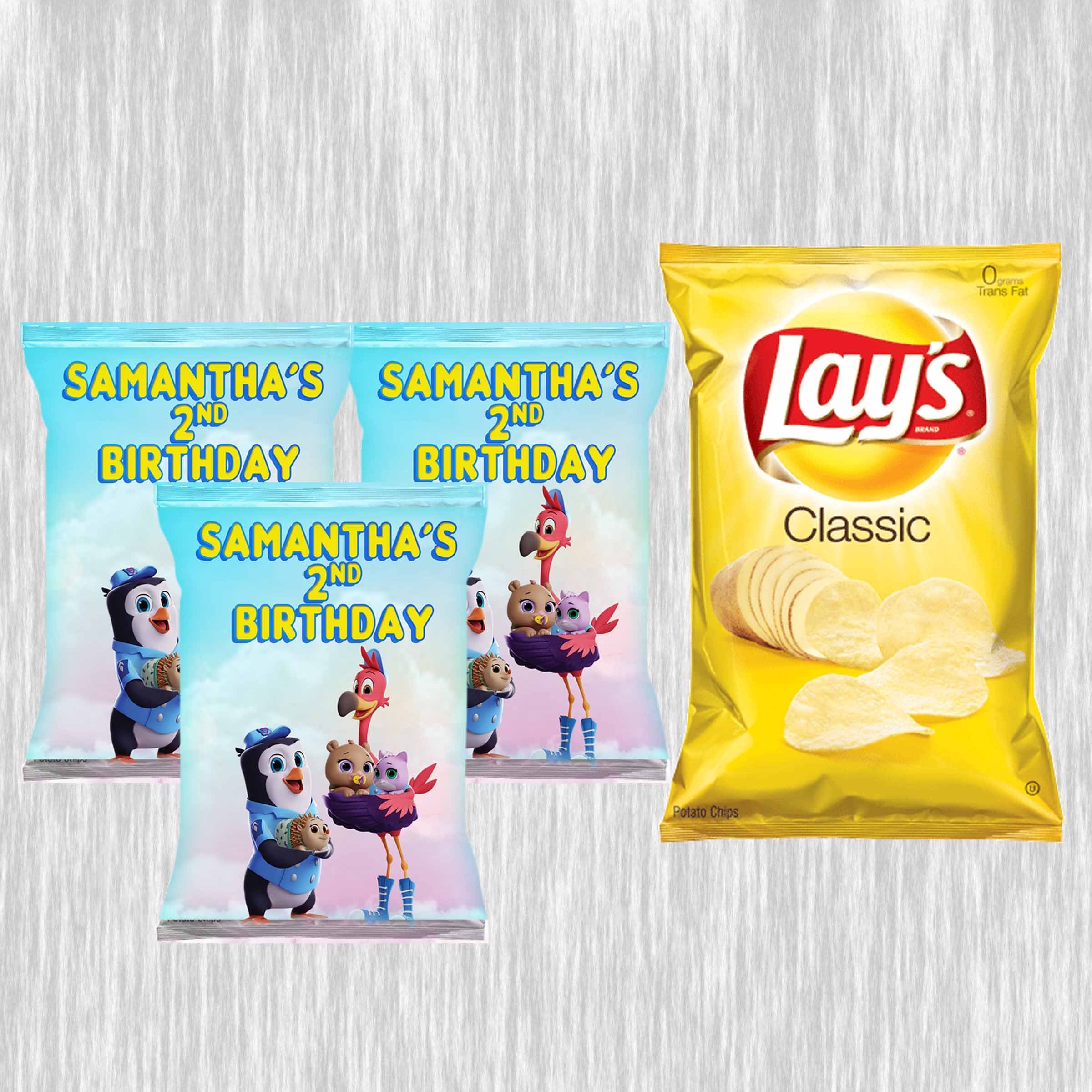 TOTS Chips Bag Labels Digital Printed or Finished | Etsy