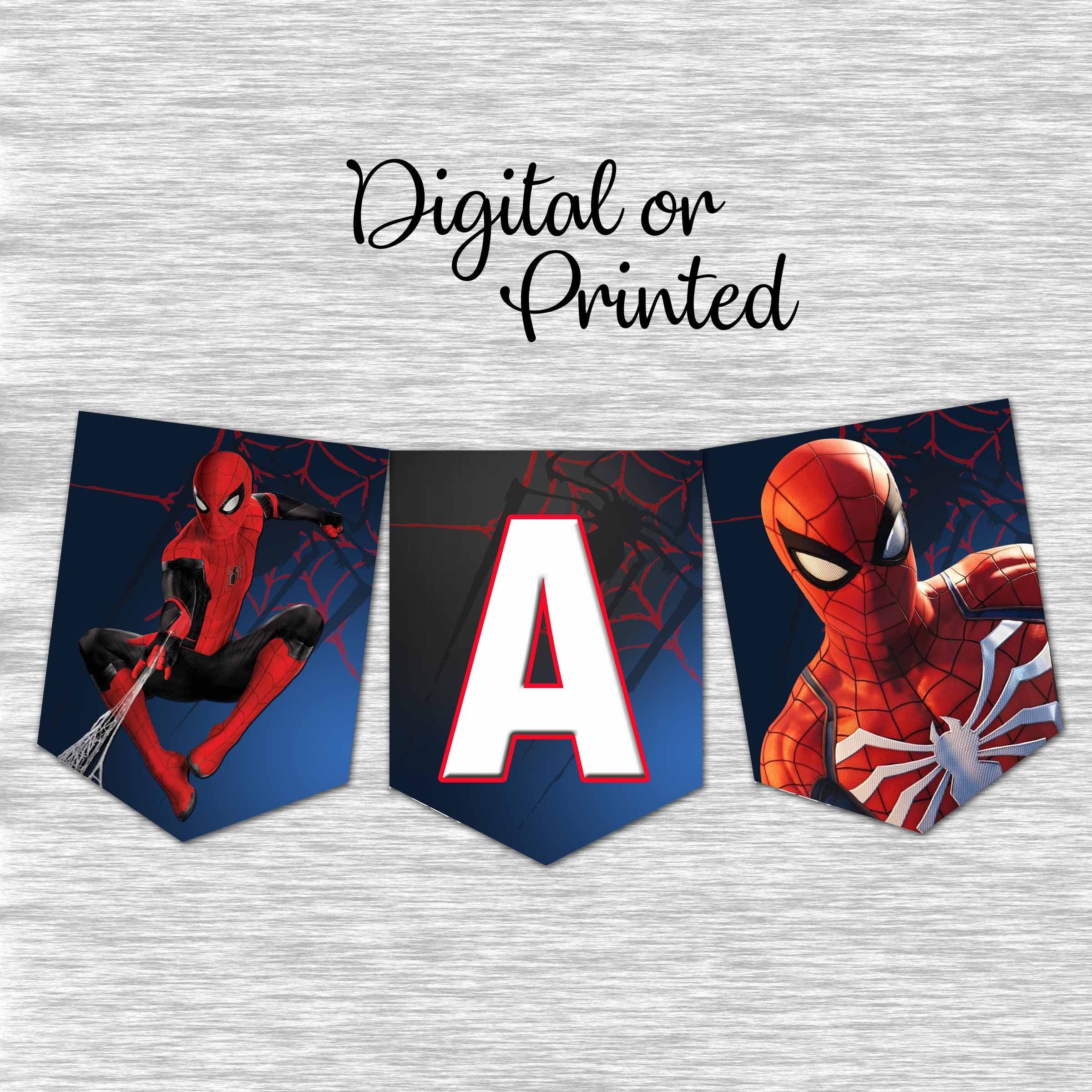 happy birthday spiderman font