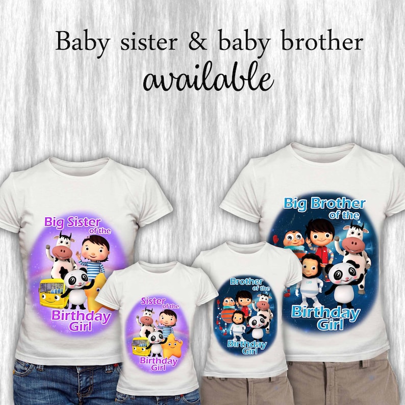 Little Baby Bum Birthday Girl & Family Members Shirts Etsy
