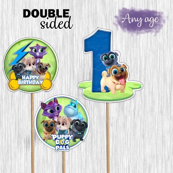 Puppy Dog Pals Centerpieces Ready To Use Etsy - the pals become puppies dogs in roblox