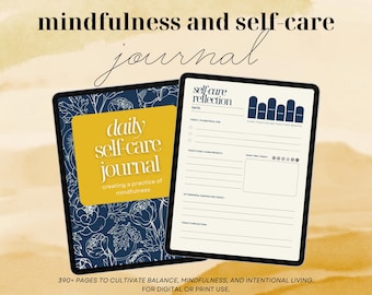 Mindfulness Journal - Undated Self-Care and Reflection Planner with Daily Gratitude Prompts for Year-Round Wellness Gift