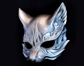 Fox Mask Silver - Etsy