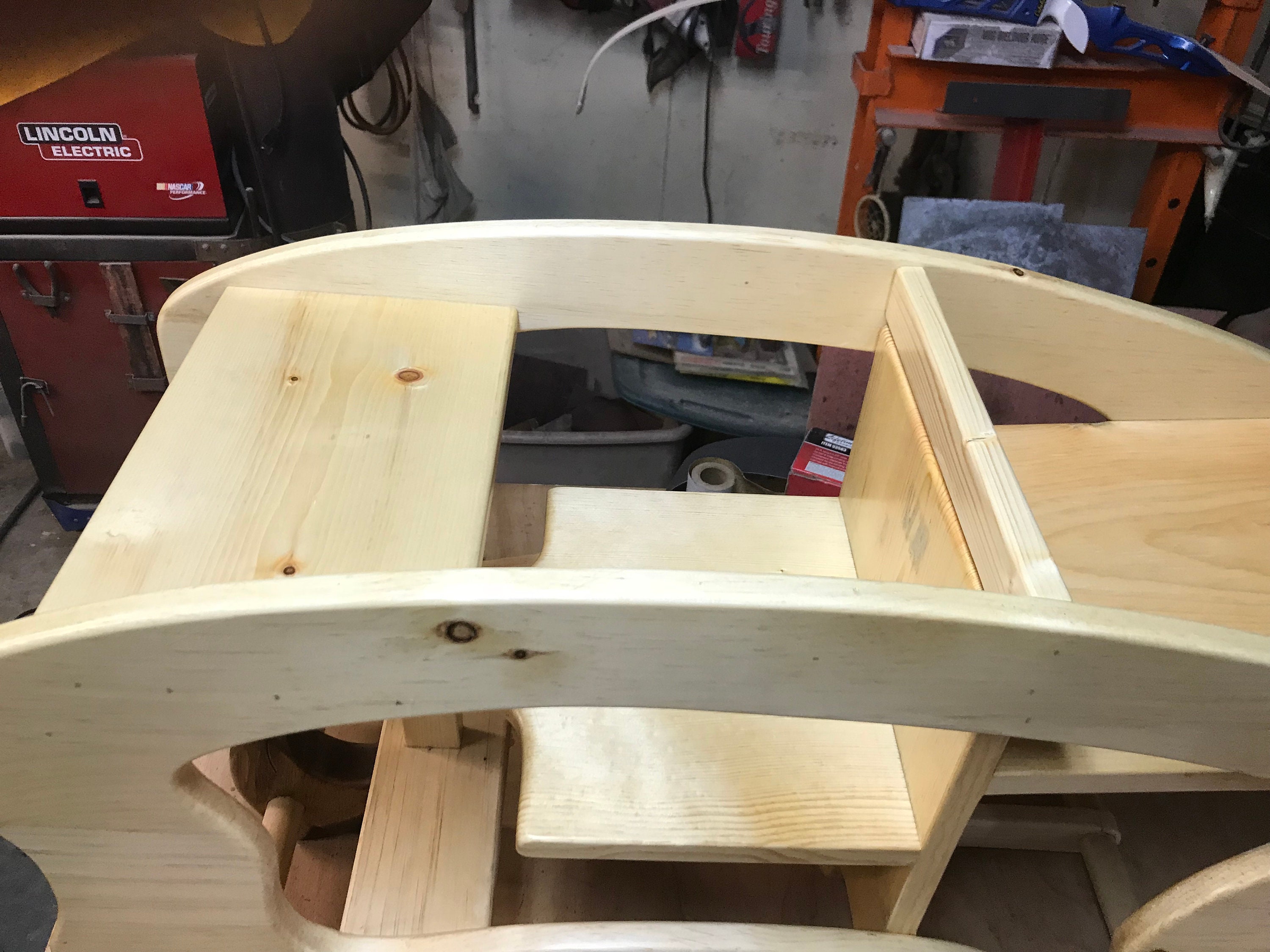 Handcrafted 3 in 1 Child's High Chair, Rocking Horse and Desk Etsy