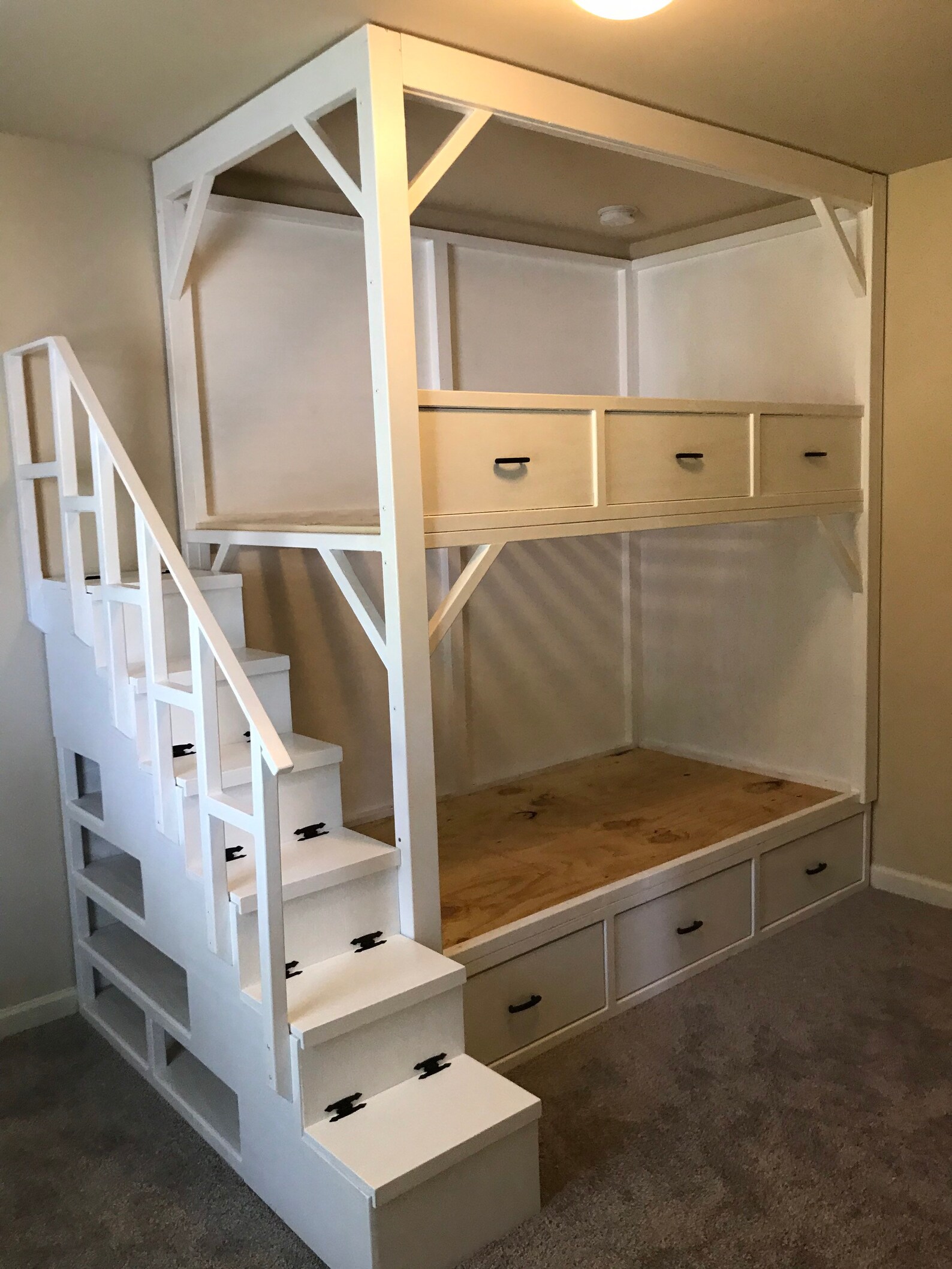 Kids Cottage Bunk Bed Etsy