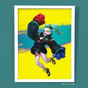 Rebecca Cyberpunk Edgerunners 9x12 Print