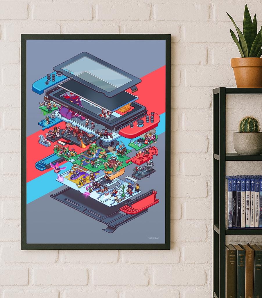 Nintendo Switch room Enhance Your Gaming Experience with a 10.1