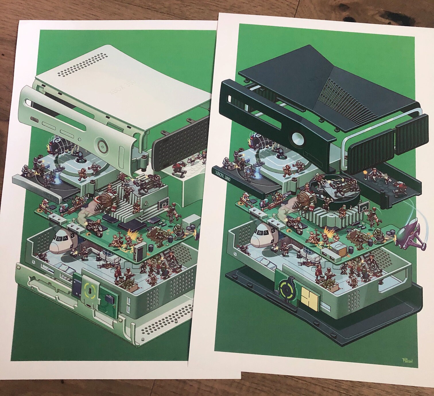 Xbox 360 Exploded | Etsy