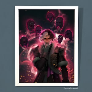 Emet Selch FFXIV Shadowbringers 9x12 Print