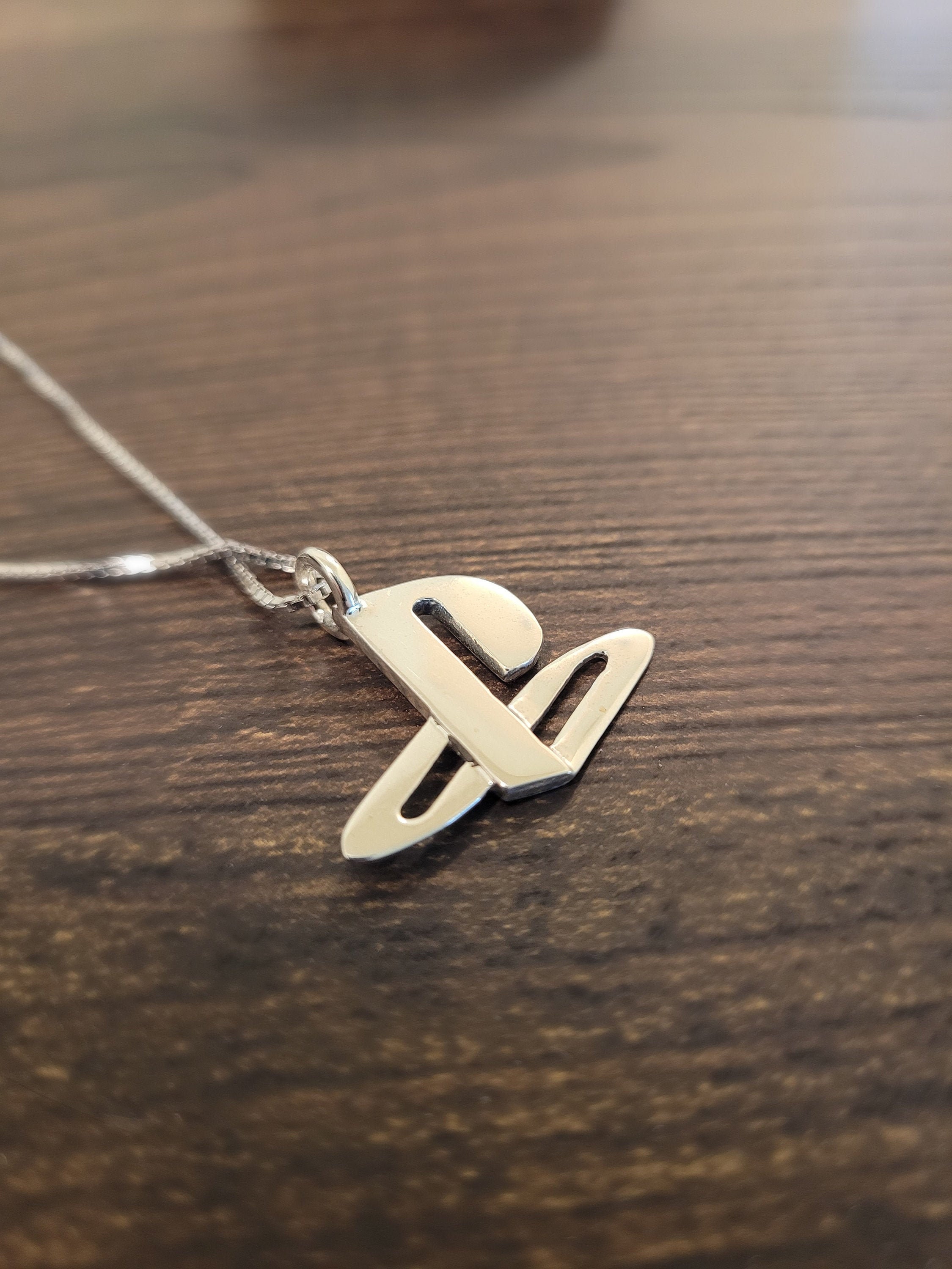 Playstation Logo Pendant Etsy