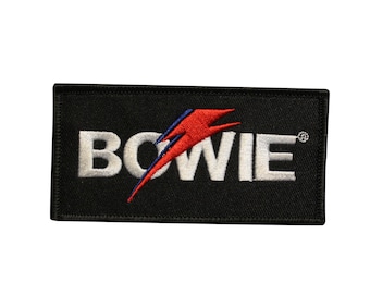 David Bowie Face Easy Iron On Patch Sew Rebel Rebel Aladdin Sane gift present