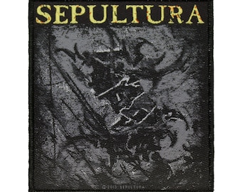Sepultura Mens Logo Woven Patch Black