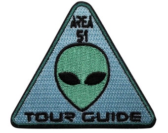 Spaceship Embroidered Iron andor Sew-On Patch UFO Flying Saucer
