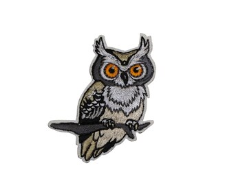 Owl Sequins Iron On Patches Sew-on Embroidered Motif Applique For Clothing KjETR Owl Sequins Iron On Patches Sew-on Embroidered Motif Applique For Clothing KjETR