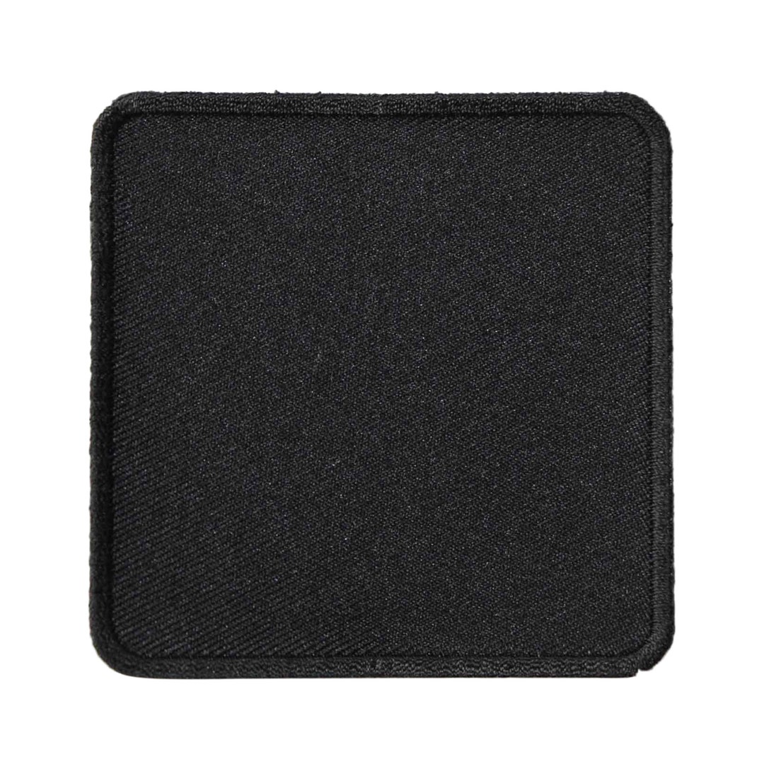 Blank Square Iron on Patch 3 INCH Black New Free Shipping Etsy