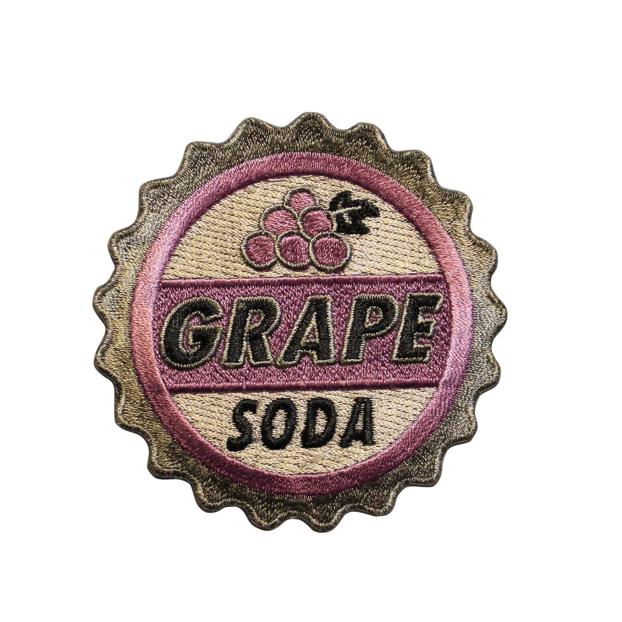 Disney Up Grape Soda Cap Scout Badge Embroidered Iron On Patch Pop 119-O Disney Up Grape Soda Cap Scout Badge Embroidered Iron On Patch Pop 119-O