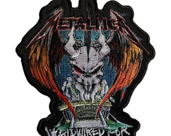 OFFICIAL Metallica Arena Rock Embroidered Iron On Patch - Heavy Metal 41-A
