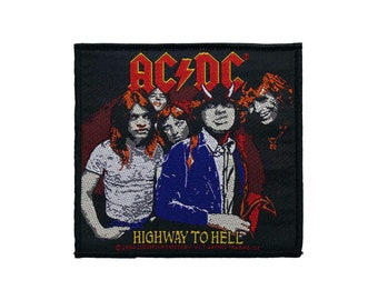 Patch thermocollant AC//DC Highway to Hell backpatch géant 29 x 35 cm