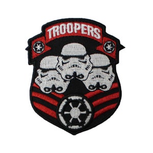 Star Wars Back Patches Embroidery. Pilot Storm Trooper Clone Trooper  Tiepilot Set 