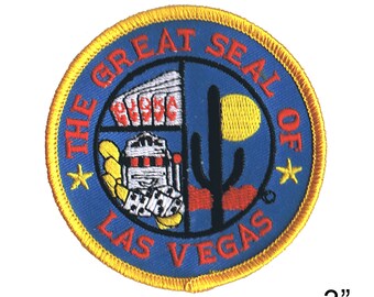 Las Vegas Seal Embroidered Iron On Patch