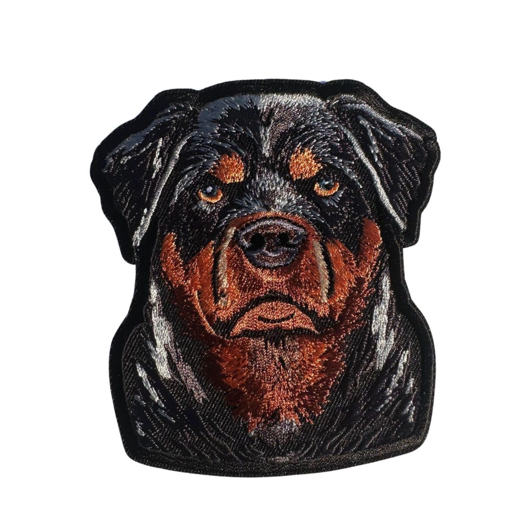 Rottweiler Embroidered Iron on Patch Dog Breed - Etsy