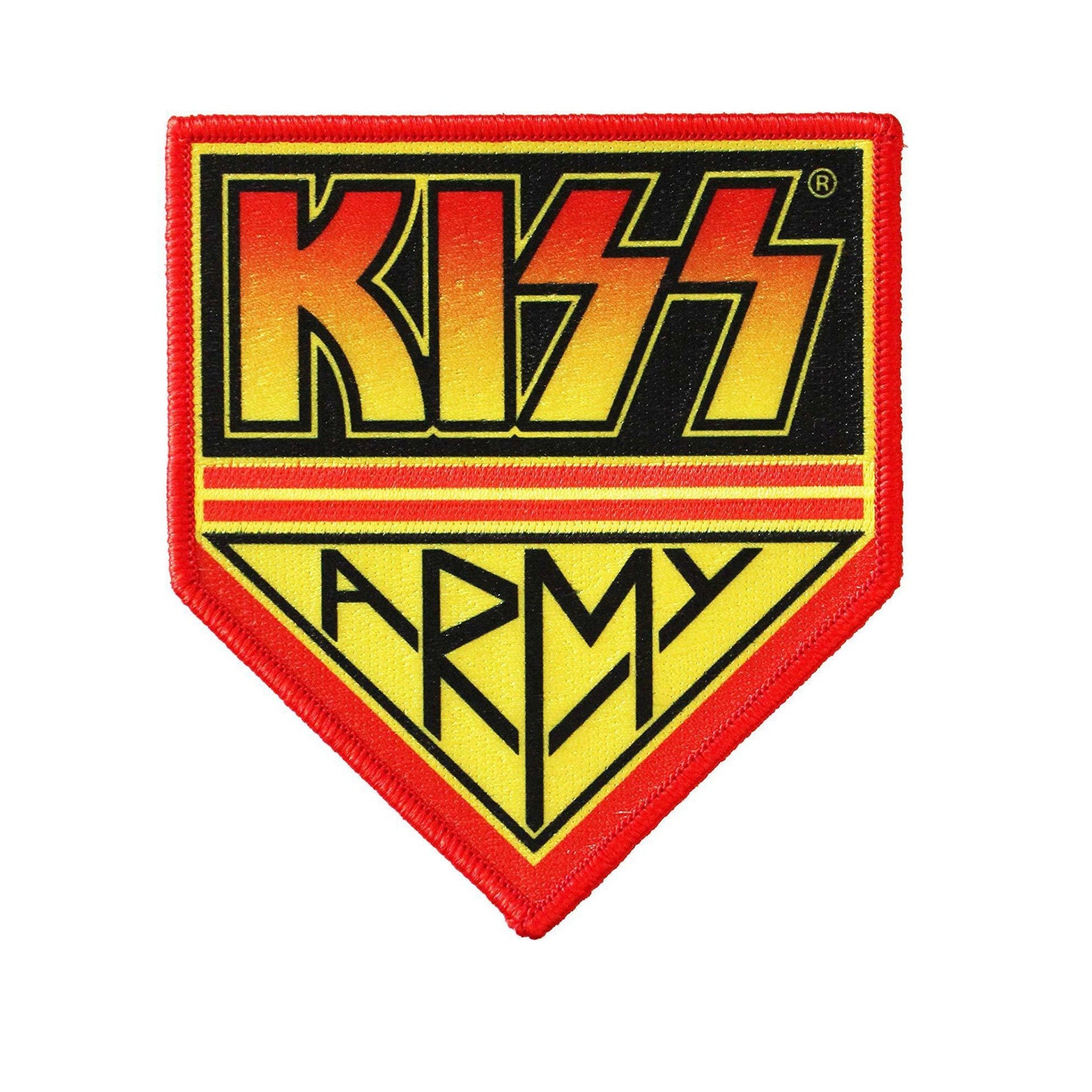 Kiss Army Embroidered Iron on Patch Logo BIG Music Band Etsy